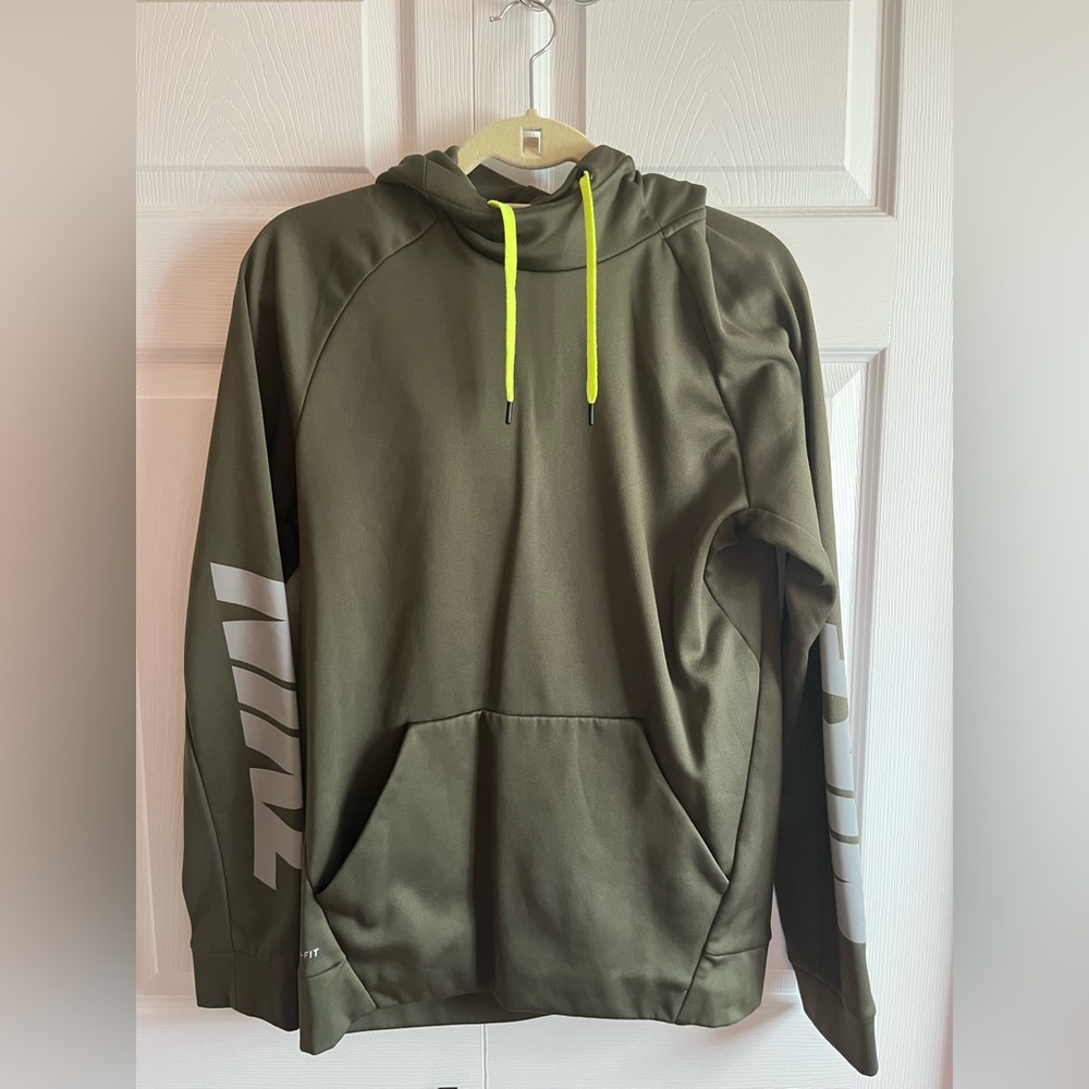 Army Green Nike Hoodie. Size Small.